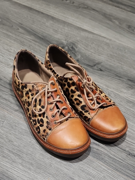 L'artiste Shoes - La'Artiste Libby Leopard Print Calfhair Leather Casual Sneakers